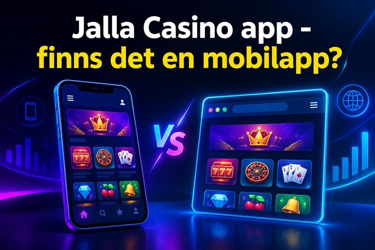 Jalla Casino app - finns det en mobilapp?